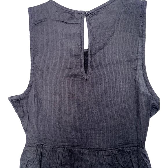Prana Seakissed Dress Sleeveless Smoked Bodice Pockets - Black Size Small - $99 - Picture 6 of 10